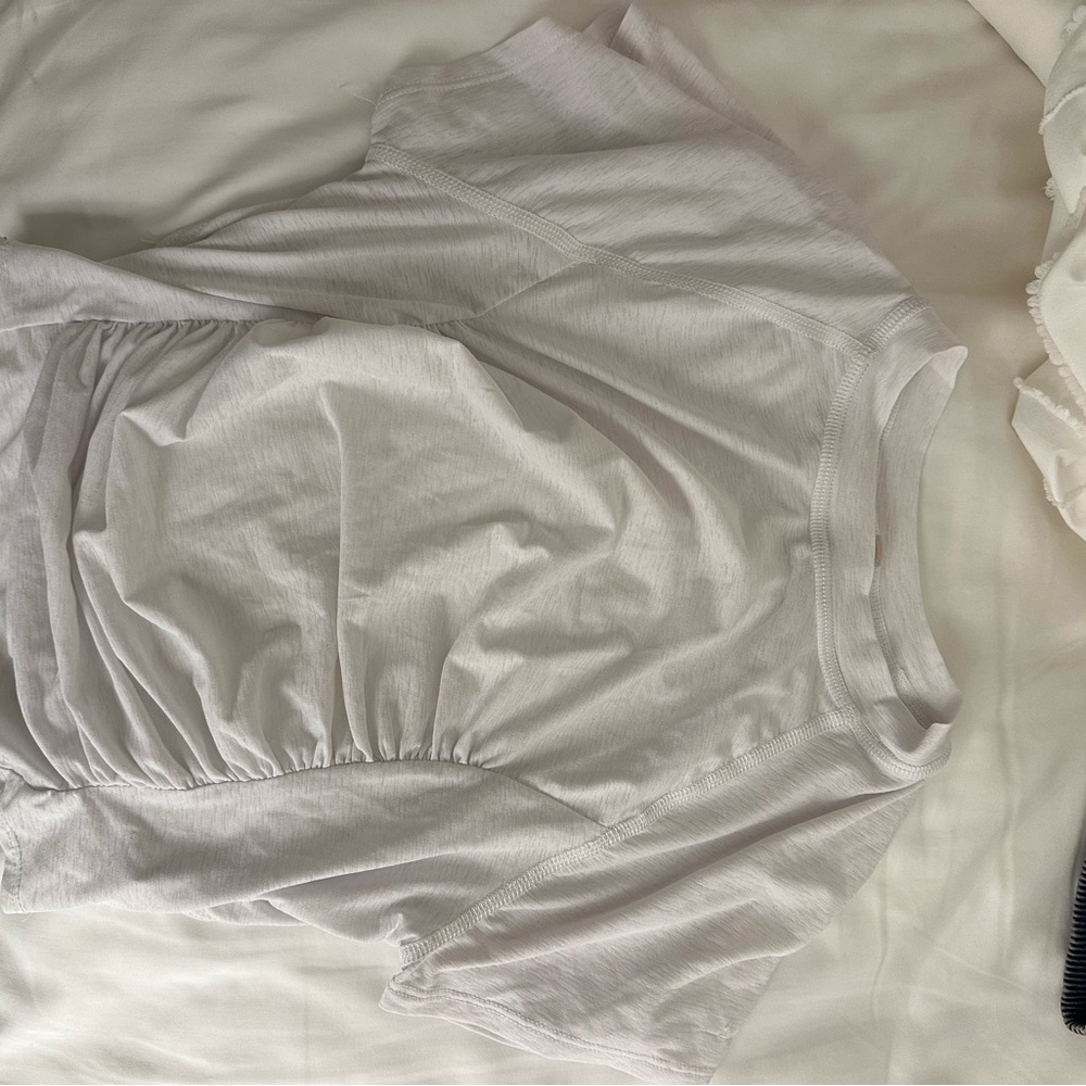 FP Movement by Free People White Crop Top